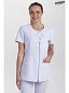 Chaqueta blanca mujer m/c canesu corchete